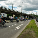 12.07.2020 Fahrraddemo in Oldenburg. Die Demo führte u.a. über die "Nordtangente", einem Autobahnähnlichen Teil des Autobahnrings. ** 07/12/2020 Bicycle demo in Oldenburg. The demo included over the "Nordtangente", a part of the motorway ring similar to a motorway.