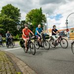 12.07.2020 Fahrraddemo in Oldenburg. Die Demo führte u.a. über die "Nordtangente", einem Autobahnähnlichen Teil des Autobahnrings. ** 07/12/2020 Bicycle demo in Oldenburg. The demo included over the "Nordtangente", a part of the motorway ring similar to a motorway.