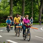 12.07.2020 Fahrraddemo in Oldenburg. Die Demo führte u.a. über die "Nordtangente", einem Autobahnähnlichen Teil des Autobahnrings. ** 07/12/2020 Bicycle demo in Oldenburg. The demo included over the "Nordtangente", a part of the motorway ring similar to a motorway.