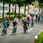 12.07.2020 Fahrraddemo in Oldenburg. Die Demo führte u.a. über die "Nordtangente", einem Autobahnähnlichen Teil des Autobahnrings. ** 07/12/2020 Bicycle demo in Oldenburg. The demo included over the "Nordtangente", a part of the motorway ring similar to a motorway.
