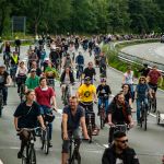 12.07.2020 Fahrraddemo in Oldenburg. Die Demo führte u.a. über die "Nordtangente", einem Autobahnähnlichen Teil des Autobahnrings. ** 07/12/2020 Bicycle demo in Oldenburg. The demo included over the "Nordtangente", a part of the motorway ring similar to a motorway.