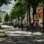 12.07.2020 Fahrraddemo in Oldenburg. Die Demo führte u.a. über die "Nordtangente", einem Autobahnähnlichen Teil des Autobahnrings. ** 07/12/2020 Bicycle demo in Oldenburg. The demo included over the "Nordtangente", a part of the motorway ring similar to a motorway.
