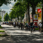 12.07.2020 Fahrraddemo in Oldenburg. Die Demo führte u.a. über die "Nordtangente", einem Autobahnähnlichen Teil des Autobahnrings. ** 07/12/2020 Bicycle demo in Oldenburg. The demo included over the "Nordtangente", a part of the motorway ring similar to a motorway.